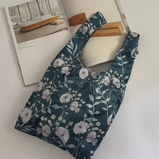 How to Fold Your Floral Printed Reusable Bag Beautifully
